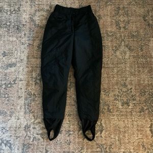 Vintage snow pants with stirrups